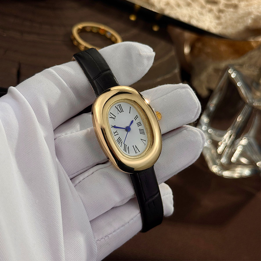 Vintage Watch Crystal - Damski nowy zegarek kwarcowy w kształcie