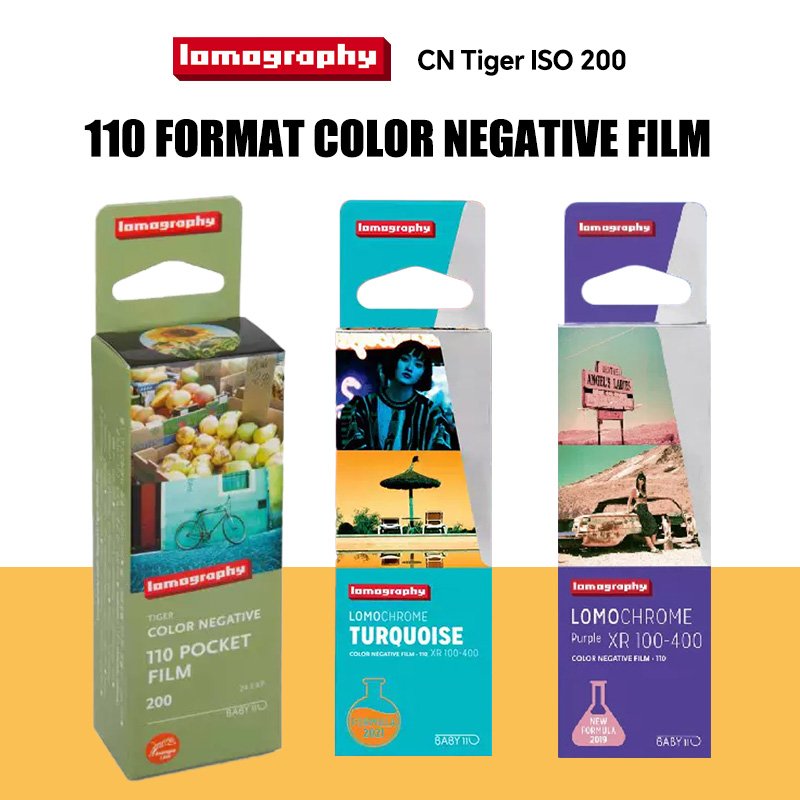 Instant Film Pack - Film Lomography 110 Kolorowy Negatyw LomoChrome