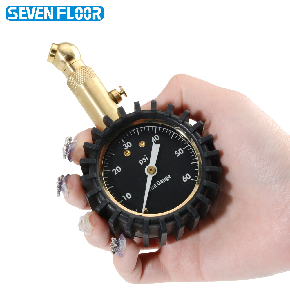 Analog Meter Gauge - Manometr do opon 0-60 PSI, 2-calowa