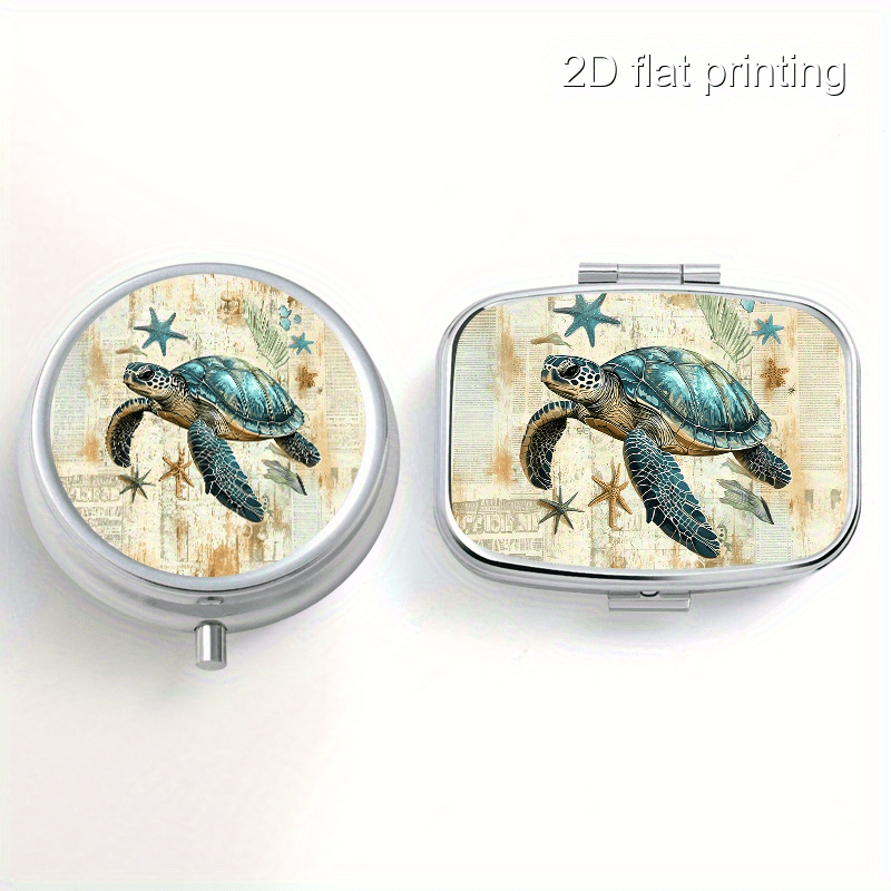 Vintage Collectible Stores - Zestaw szczelnych pudełek na tabletki z