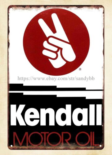 Vintage Collectible Stores - Metalowy szyld z logo Kendall Motor