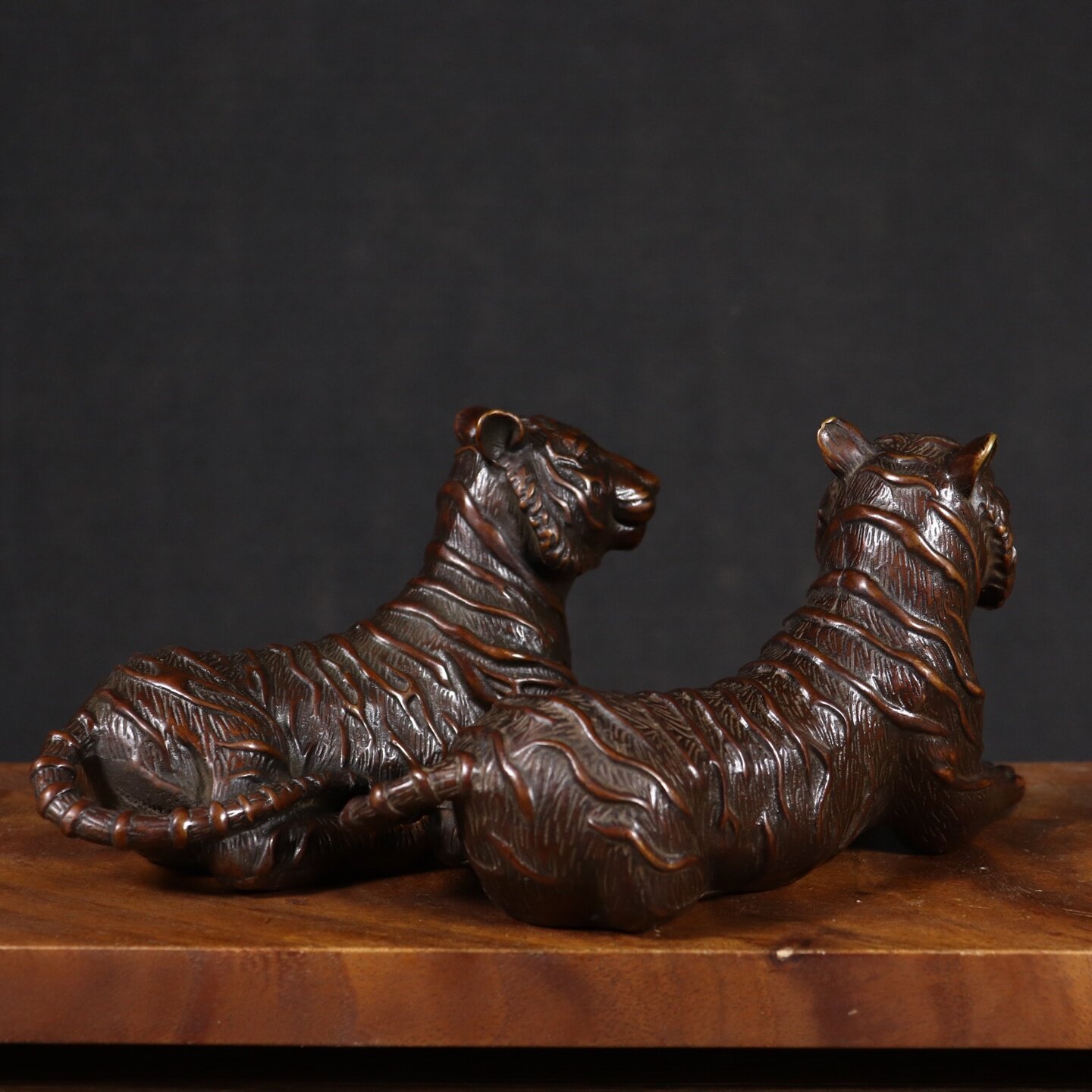 Vintage Collectible Stores - Chiński Feng Shui Antyczny Miedziany Statuetka