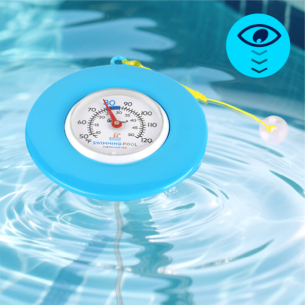 Termometr pływający do basenu, – Analog Meter Gauge recenzja i cena
