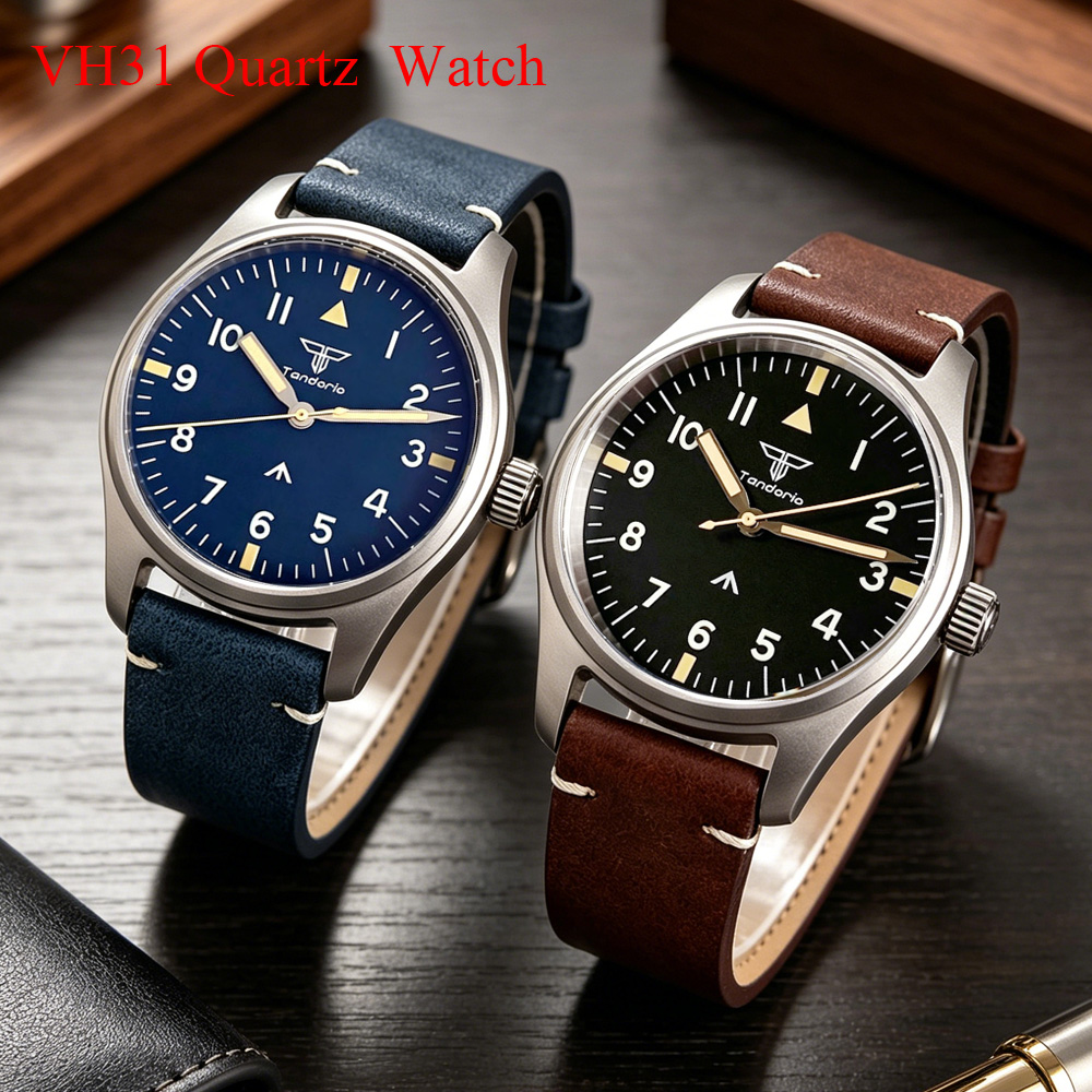 Zegarek męski Tandorio 39mm AR – Vintage Collectible Watches recenzja i cena