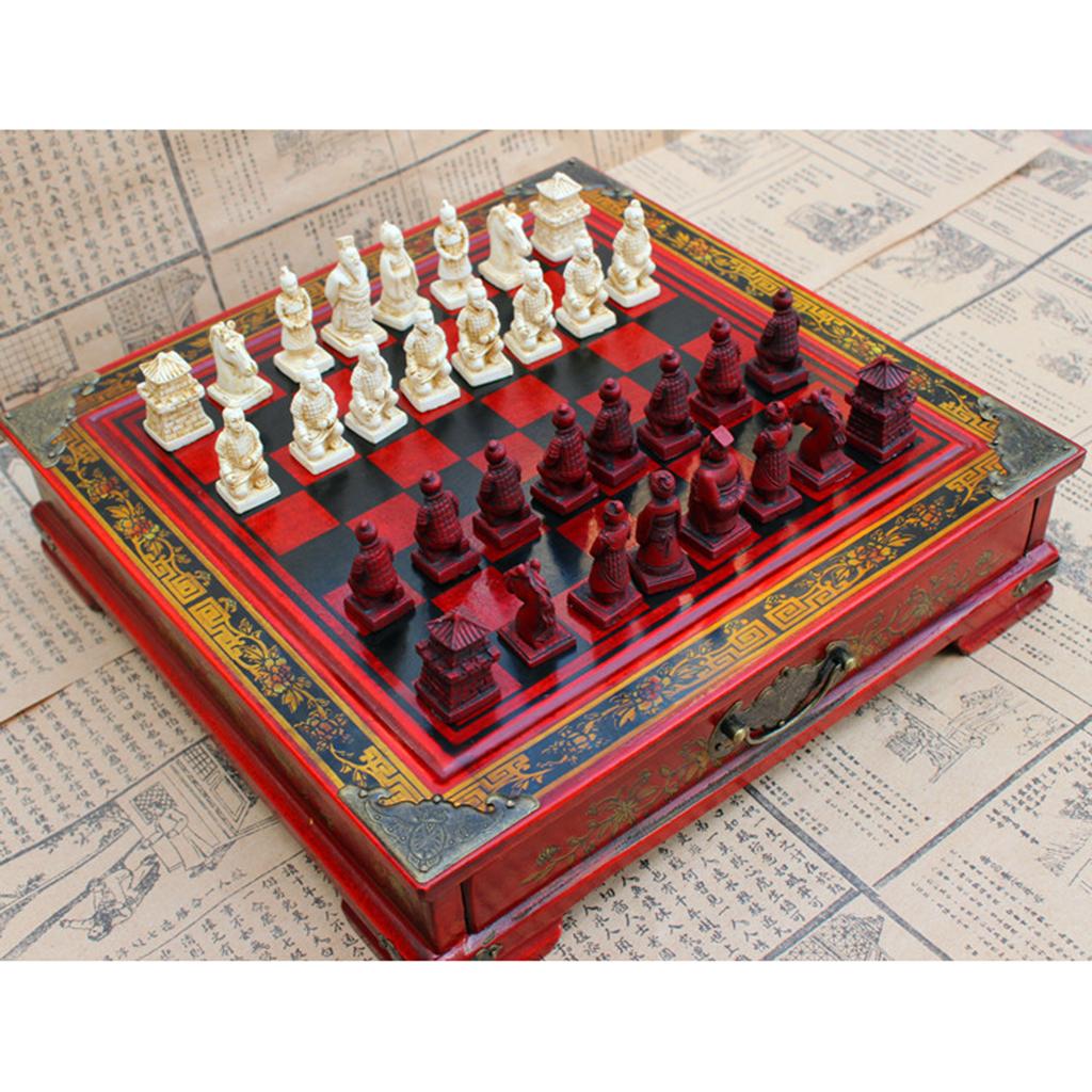 Chiński Zestaw do Gry w Szachy – Vintage Collectible Board Games recenzja i cena