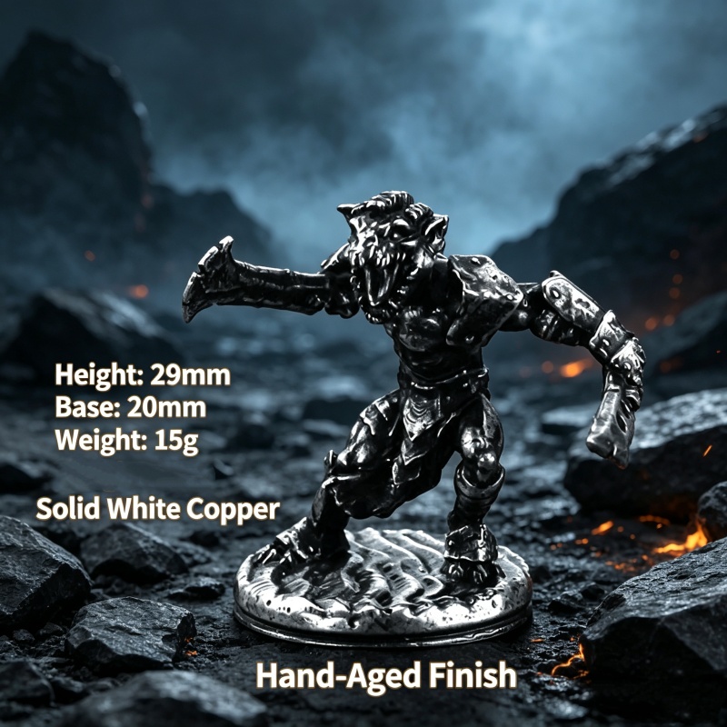 Miniaturowa figurka wojownika  – Vintage Collectible Board Games recenzja i cena