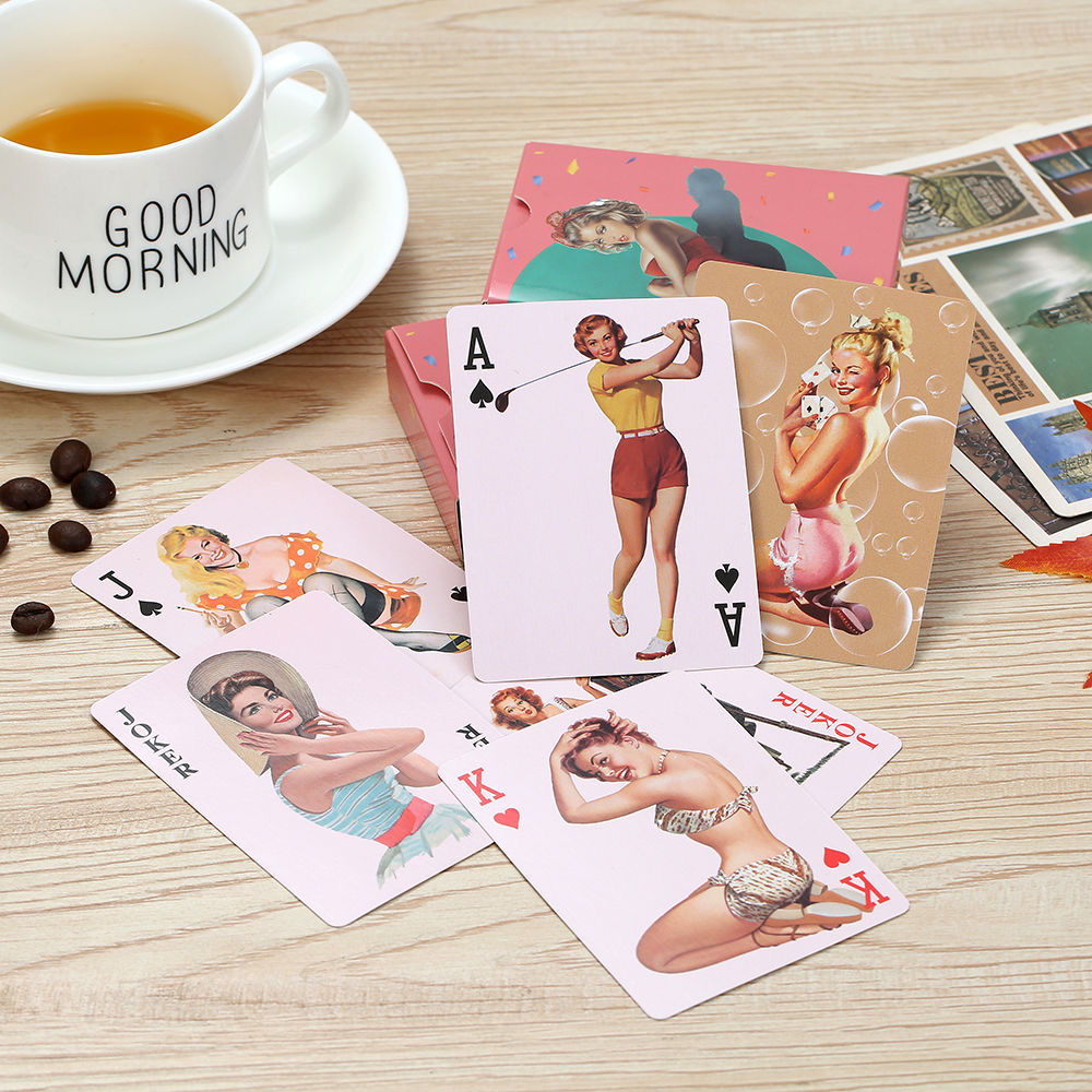 Kartki do gry w stylu vintage, – Vintage Collectible Playing Cards recenzja i cena