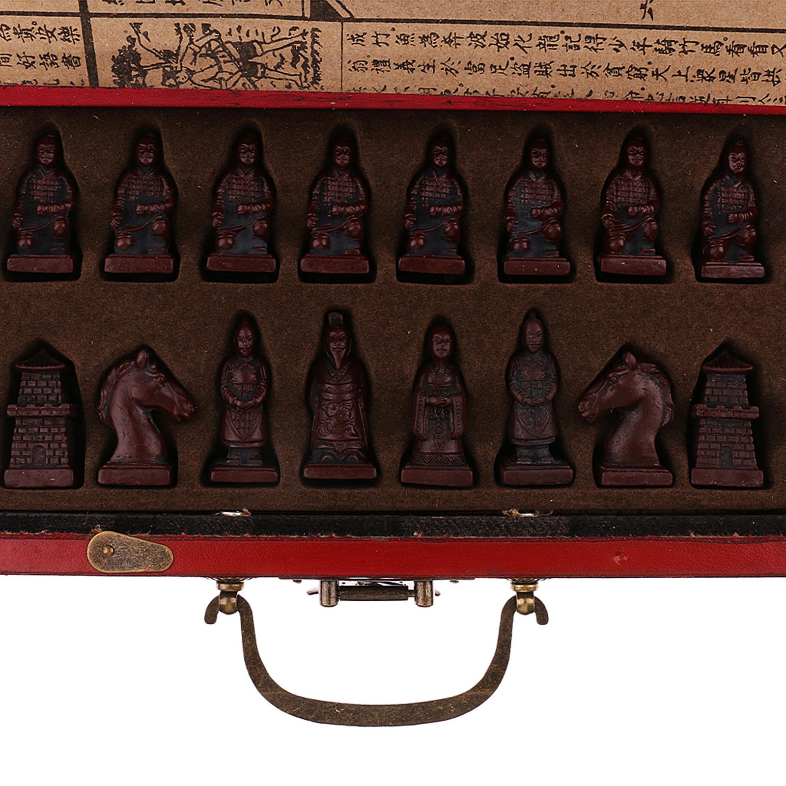 Składana szachownica z żywicy, – Vintage Collectible Board Games recenzja i cena