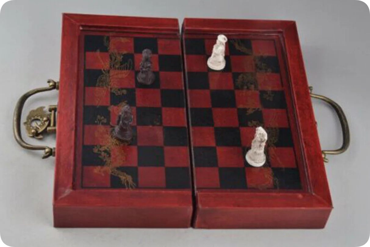 Składany Zestaw Szachowy Vinta – Vintage Collectible Board Games recenzja i cena