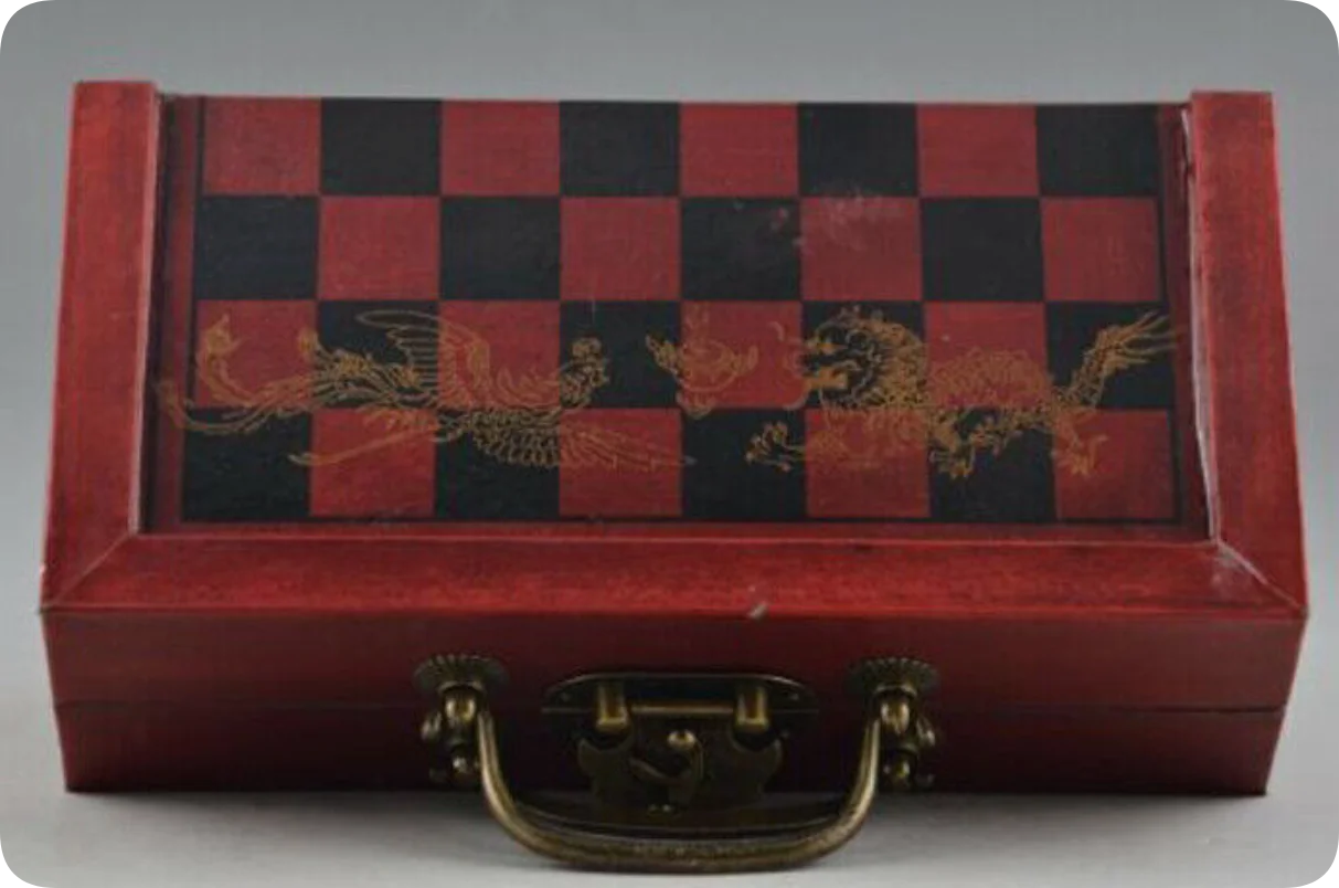 Składany Zestaw Szachowy Vinta – Vintage Collectible Board Games recenzja i cena