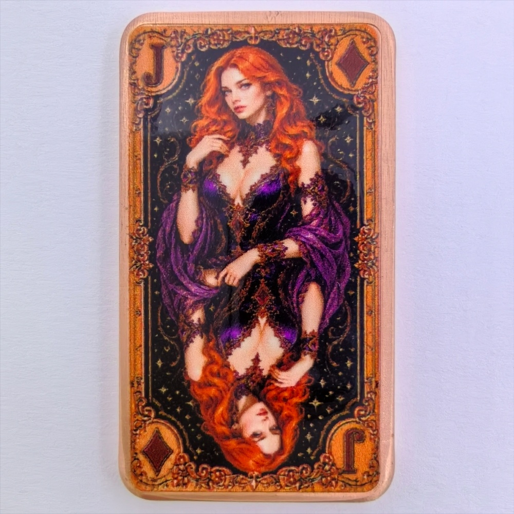 1 uncja miedzi próby .999, szt – Vintage Collectible Playing Cards recenzja i cena
