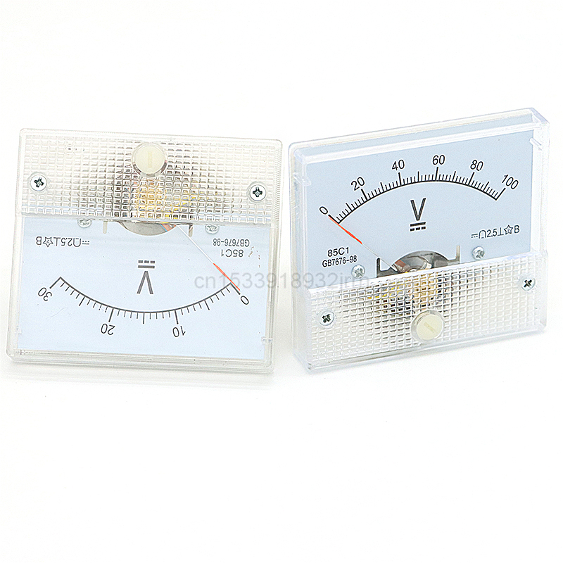 1szt 85C1-V DC Analogowy wolto – Analog Meter Gauge recenzja i cena