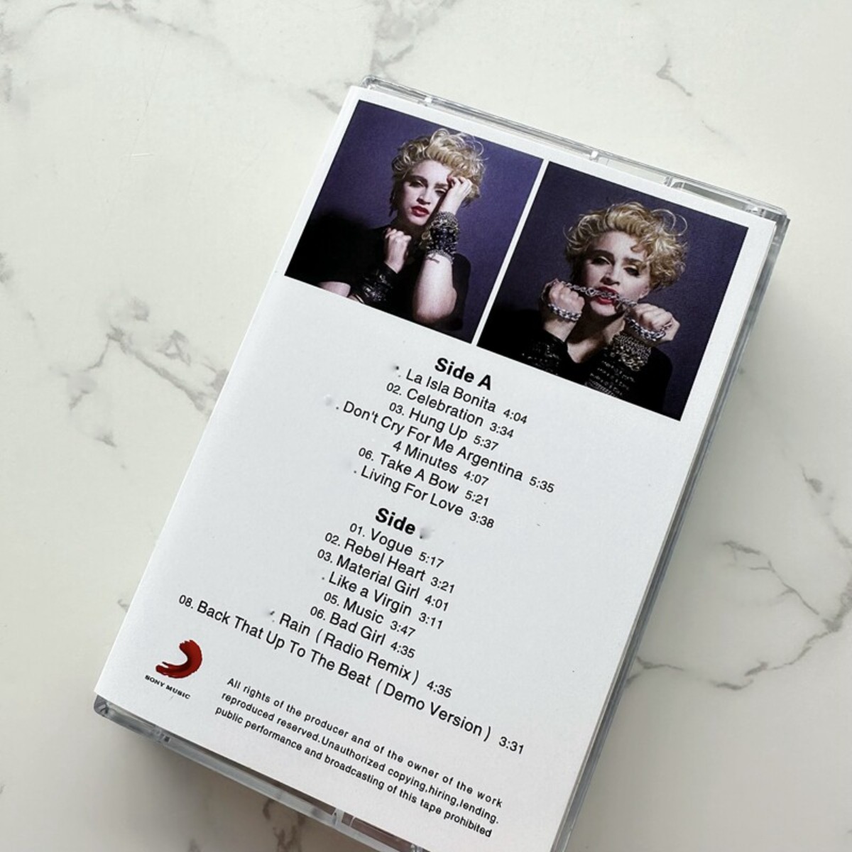 Kaseta z muzyką pop Madonna Cl – Vintage And Collectible recenzja i cena